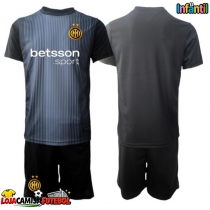 Camisa de Futebol Inter Milan Goleiro Equipamento Principal Infantil 2025-26 Manga Curta (+ Calças curtas)